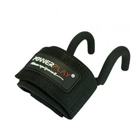 Гаки для тяги на зап'ястя PowerPlay 7060 Чорні