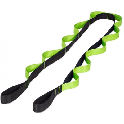 Ремінь для стретчингу з петлями Prosource Multi-Loop Stretching Strap Чорний/Зелений (ps-2019-ss-bgreen)