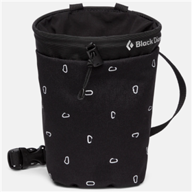 Мішечок для магнезії Black Diamond Gym M/L Чорний-Білий